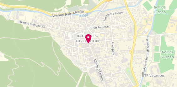 Plan de Patisserie-Boulangerie Pène, 12 avenue Carnot, 31110 Bagnères-de-Luchon