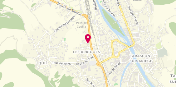 Plan de Le Fournil de Louise, Cité des Arrigols, 09400 Tarascon-sur-Ariège