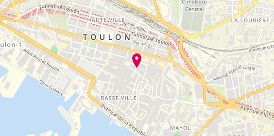 Plan de Léonidas, 4 Rue Berthelot, 83000 Toulon