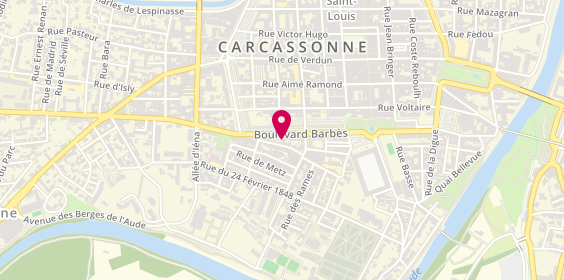 Plan de Boulangerie - Pâtisserie - le Délice des Capucins, 65 Boulevard Barbès, 11000 Carcassonne