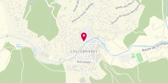 Plan de Confiserie Azuréenne Collobrières, Boulevard Koenig, 83610 Collobrières