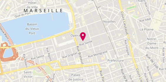 Plan de Le Pain de l'Opéra, 61 Rue Francis Davso, 13001 Marseille