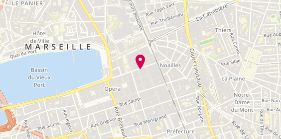 Plan de La Chocolatière de Marseille, 35 Rue Vacon, 13001 Marseille