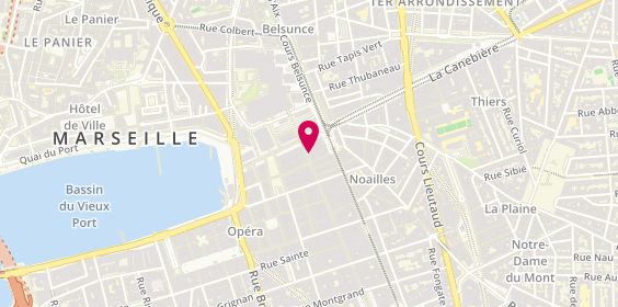 Plan de Le Comptoir de Mathilde - Chocolaterie & Épicerie Fine, 9 Rue Saint-Ferréol, 13001 Marseille