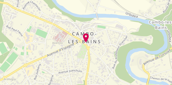 Plan de Pâtisserie des Allées, 13 Place Duhalde, 64250 Cambo-les-Bains
