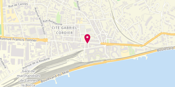Plan de De Neuville, 73 avenue Francis Tonner, 06150 Cannes