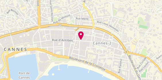 Plan de Ladurée, 79 Rue d'Antibes, 06400 Cannes