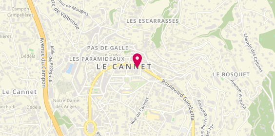 Plan de Le Palet Fondant, 19 Boulevard Sadi Carnot, 06110 Le Cannet