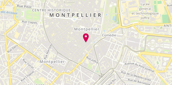 Plan de Jeff de Bruges, 15 Grand Rue Jean Moulin, 34000 Montpellier