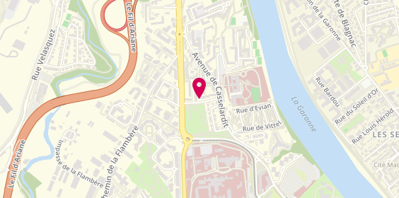 Plan de Jeff de Bruges - Martial, Centre Commercial Purpan 54 Bayonne, 31300 Toulouse