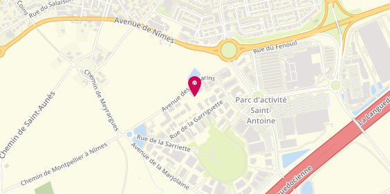 Plan de Bonbon Factory, 429 avenue des Romarins, 34130 Saint-Aunès