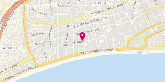 Plan de Jeff de Bruges, 40 Rue de France, 06000 Nice