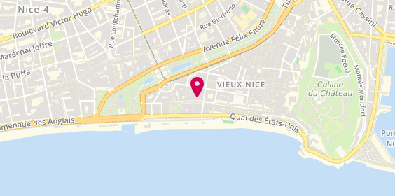 Plan de Patisserie Confiserie Auer, 7 Rue Saint François de Paule, 06300 Nice