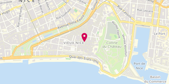 Plan de Comptoir des Confiseurs Nice Riviera, 29 Rue Benoît Bunico, 06300 Nice