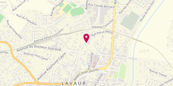 Plan de L'Azteque, 14 Rue des Goutisses, 81500 Lavaur