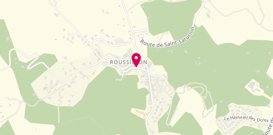 Plan de Nougats Roussillon, 68 Rue des Bourgades, 84220 Roussillon