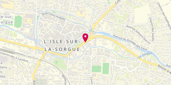 Plan de La Maison Jouvaud - Isle Sur la Sorgue, 5 avenue des 4 Otages, 84800 L'Isle-sur-la-Sorgue