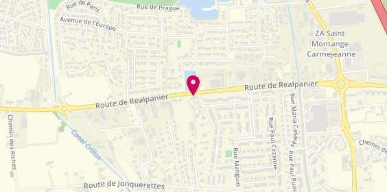 Plan de Les Croquettes Aujoras - Maison Lesage, 756 Route de Realpanier, 84310 Morières-lès-Avignon