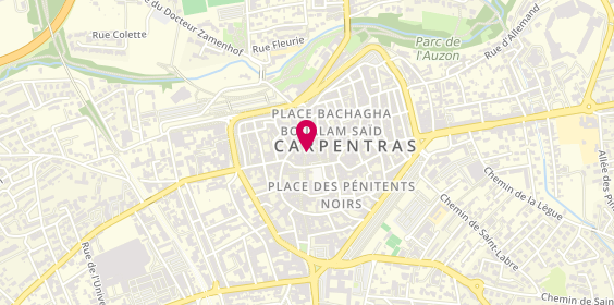 Plan de Confiserie Patisserie Jouvaud, 40 Rue de l'Évêché, 84200 Carpentras