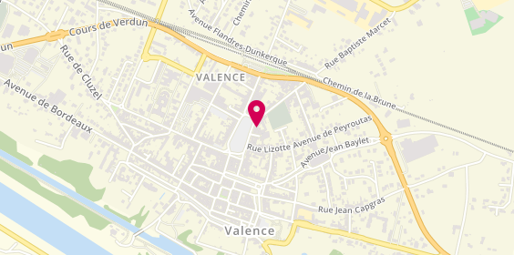 Plan de Pâtisserie - Chocolaterie BECKER, 39 place Jean Baptiste Chaumeil, 82400 Valence D'agen