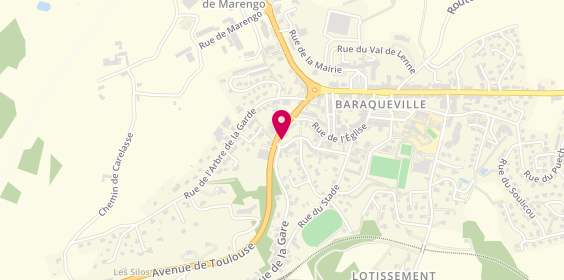 Plan de Lacombe Agnes, 201 Avenue de Toulouse, 12160 Baraqueville