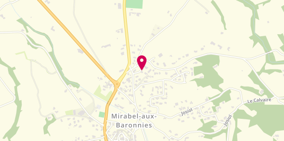 Plan de Ange & Délices, 29 Les Sablières, 26110 Mirabel-aux-Baronnies