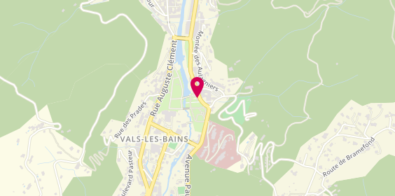Plan de Pastillerie des Thermes, 12 Av. Paul Ribeyre, 07600 Vals-les-Bains