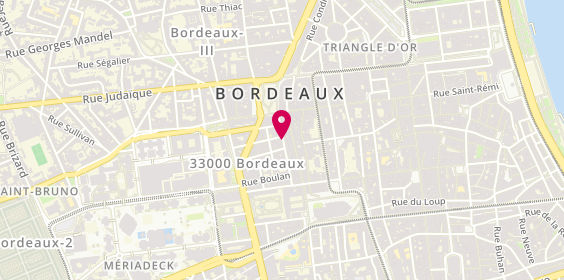 Plan de Chocolaterie Lalère, 19 Rue Bouffard, 33000 Bordeaux
