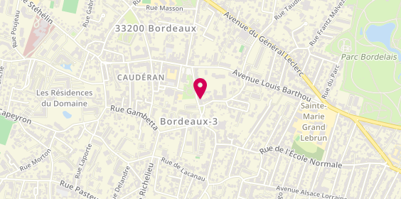 Plan de David Capy, 14 Rue de l'Église, 33200 Bordeaux