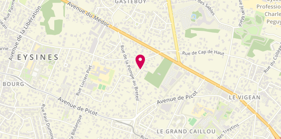 Plan de La Chocolaterie de Bordeaux, la Gravade
144 Avenue du Medoc, 33320 Eysines