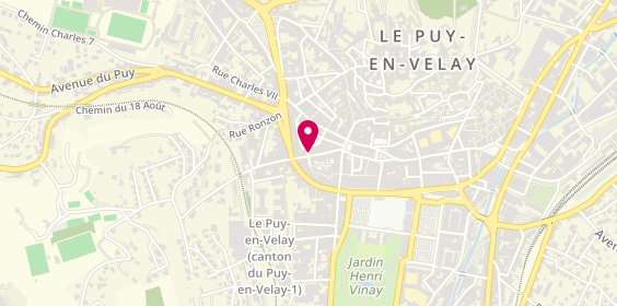 Plan de Au Carré Croquant, 36 Rue Saint-Jacques, 43000 Le Puy-en-Velay