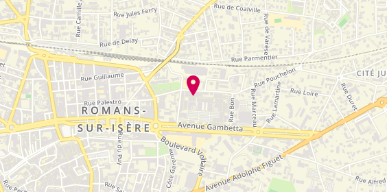 Plan de Boutique HARIBO Romans, 60 avenue Gambetta, 26100 Romans-sur-Isère