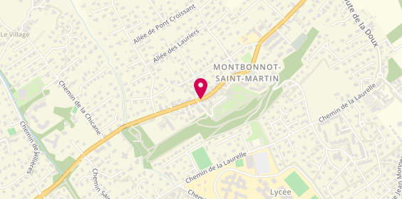 Plan de L'Atelier Gourmand, 368 Rue Général de Gaulle, 38330 Montbonnot-Saint-Martin
