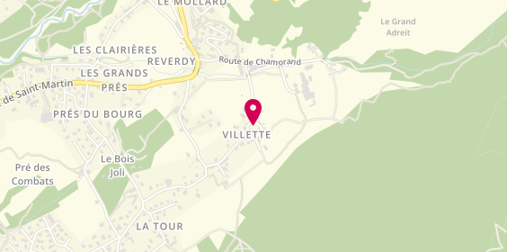 Plan de Aux 3 Délices, Villette, 73130 Saint-Martin-sur-la-Chambre