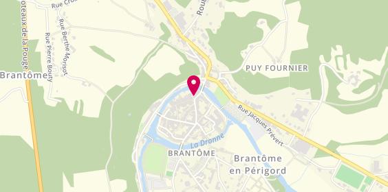 Plan de Pâtisserie Pierre FEILLANT, 53 Rue Gambetta, 24310 Brantôme-en-Périgord