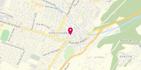Plan de Patisserie Florent Charrier, 72 Rue Laurent Gayet, 38530 Pontcharra