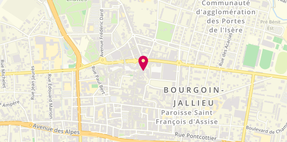 Plan de Chocolaterie Scribante - Dornon, 84 Rue de la Liberté, 38300 Bourgoin-Jallieu