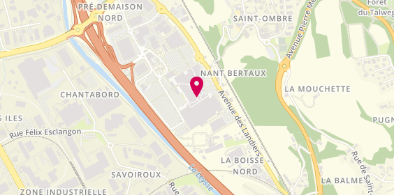 Plan de Cafés Chocolats Voisin, 1097 avenue des Landiers, 73000 Chambéry