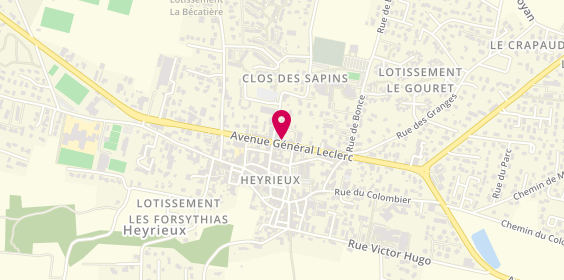 Plan de L'Atelier Gourmand, 51 avenue Général Leclerc, 38540 Heyrieux