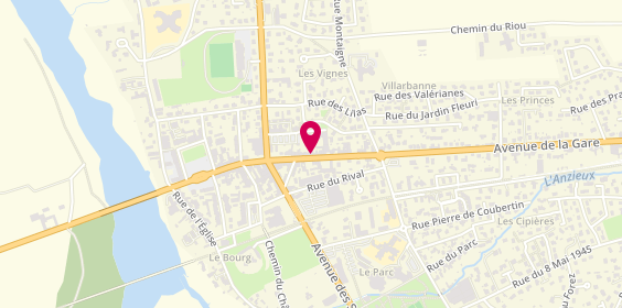 Plan de Vert Griotte l'Atelier, 121 avenue de la Gare, 42210 Montrond-les-Bains