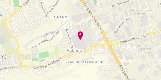 Plan de SARL Delices et Fraicheur d'Auvergne, avenue Jean Moulin, 63170 Aubière