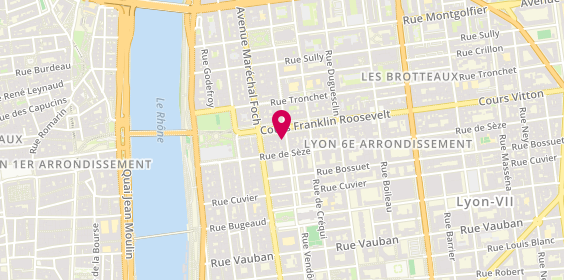Plan de Lyon Gourmand Boutique, 84 Rue Vendôme, 69006 Lyon