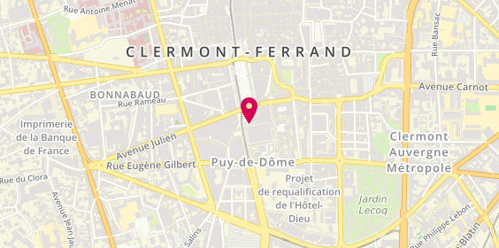 Plan de Jeff de Bruges-Martial, 18 Rue d'Allagnat, 63000 Clermont-Ferrand