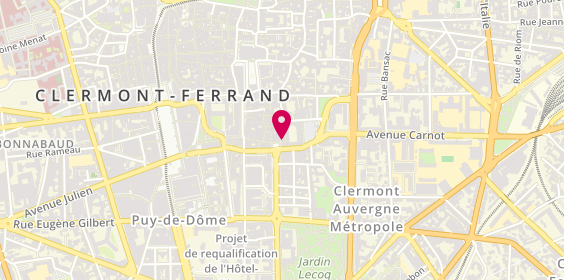 Plan de LB Pâtisserie, 28 Rue Abbé Girard, 63000 Clermont-Ferrand