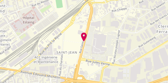 Plan de Jeff de Bruges, Boulevard Saint-Jean, 63100 Clermont-Ferrand