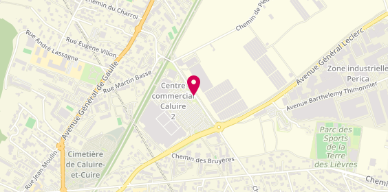 Plan de De Neuville, Centre Commercial Auchan 10 Chemin Jean Petit, 69300 Caluire-et-Cuire