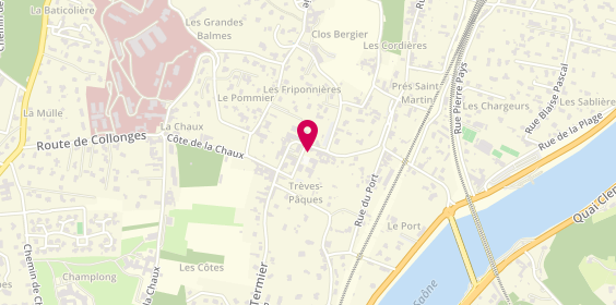 Plan de Aux 2 des Monts, 15 Rue de Treves Pâques, 69660 Collonges-au-Mont-d'Or