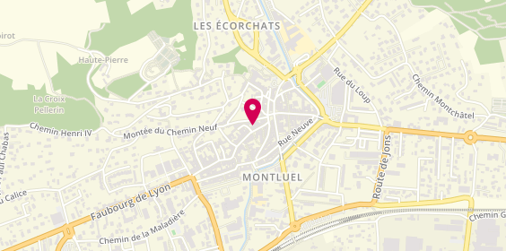 Plan de Pâtisserie Chocolaterie Monnet, 200 Grande Rue, 01120 Montluel