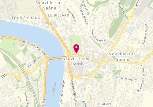 Plan de Pâtisserie Lejeune, 11 Rue Victor Hugo, 69250 Neuville-sur-Saône