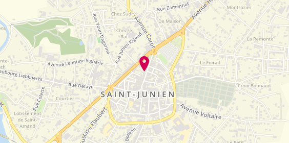 Plan de Pâtisserie Faure, 23 Rue Lucien Dumas, 87200 Saint-Junien